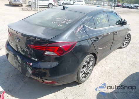 2020 Hyundai Elantra Limited from USA, damaged, VIN KMHD84LF3LU015456